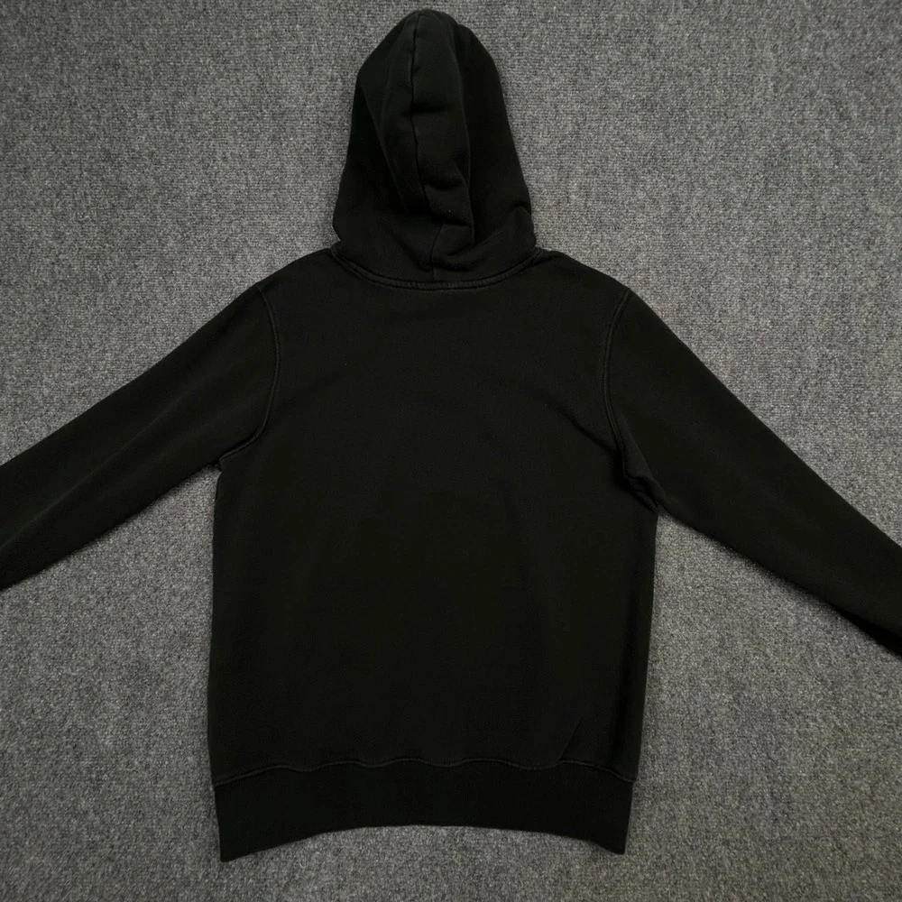 The North Face Hoodie Mens M Black Logo Pullover Fleece Outdoor Half Dome